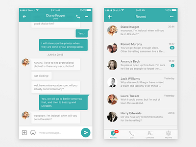 DailyUI #013 Direct Messaging