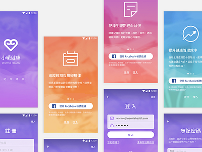 Onboarding screens app design onboarding