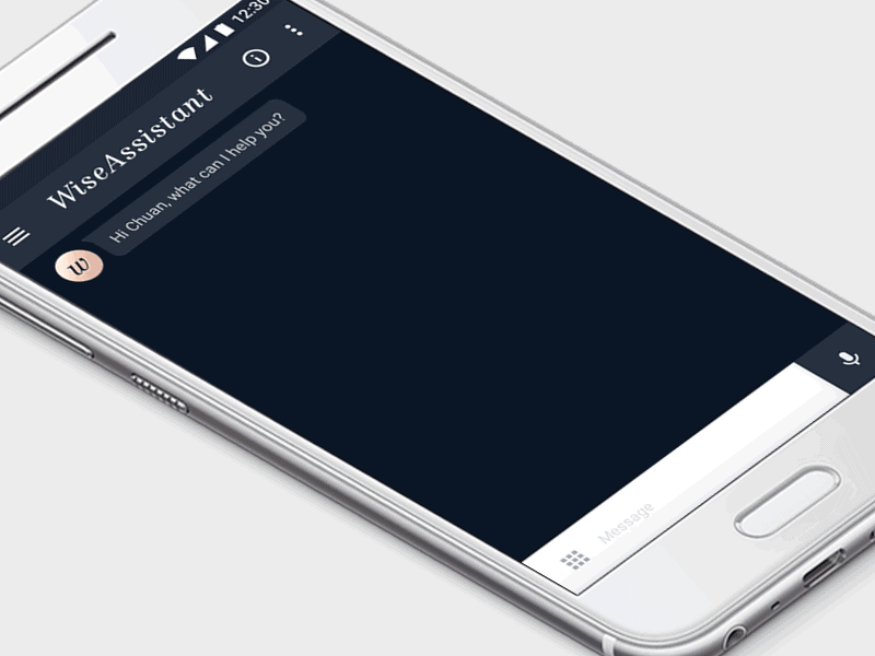 WiseFlight - WiseAssistent android app concept design flight ui ui design ux