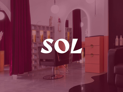 Sol Salon animation branding graphic design hair salon interior design interiors logo logo design motion graphics photography post modern salon salon design signage