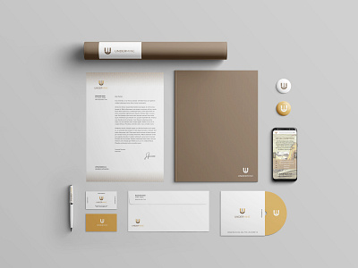 Project: Undermine brand branding clean concept construction corporate design design art flat graphic design icon identity illustration illustrator logo logo a day minimal mockup process flow vector