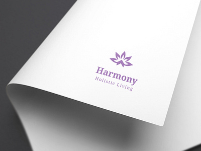 Harmony Holistic Living Logo MockUp
