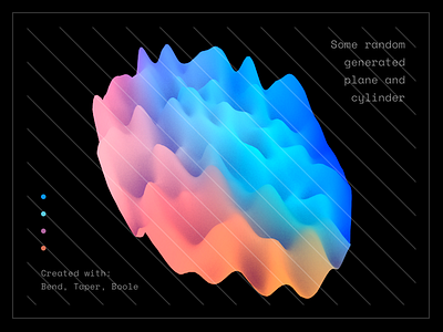 Generative Design background cinema4d generative design gradients random waves
