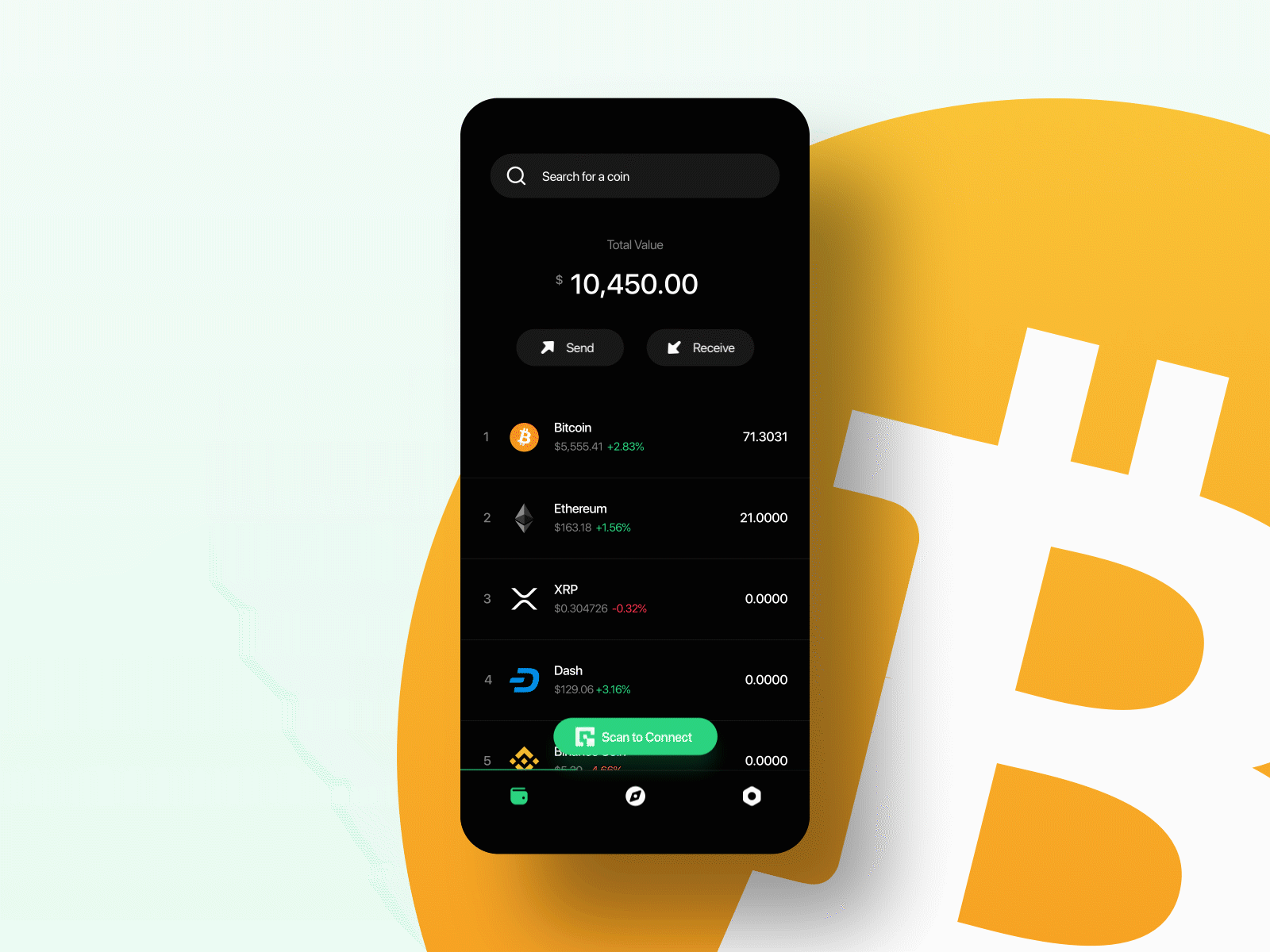 QRDapp - Cryptocurrency wallet software app app design bitcoin bitcoin wallet bitcoins cryptocurrency cryptocurrency app cryptocurrency wallet design a day maydesign sketch app thietkecotam ui design ux ui uxdesign uxui