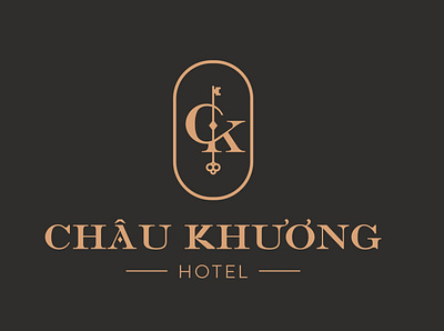Chau Khuong Hotel branding branding branding design design a day design agency graphic design hotel hotel branding logo logo design logodesign maydesign thietkecotam