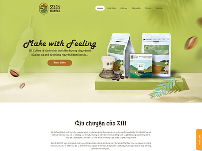 Zili coffee layout web coffee layout design a day layout layout coffee layout design layoutdesign layoutweb maydesign thietkecotam ui uxui