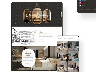 ChauKhuong Hotel website design a day designlayoutweb designwebsite hotel hotelweb hotelwebsite maydesign thietkecotam ui ux uxui webdesign