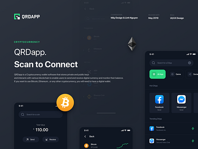 QRDApp - Logo and layoutapp appdesign branding design cryptocurrencyapp cryptocurrencywallet design design a day design agency flat graphic design layoutapp logo logo design logodesign maydesign sketch sketchapp thietkeapp thietkecotam ui