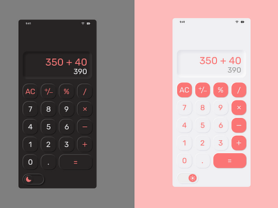 Daily UI Challenge 4/100: Calculator