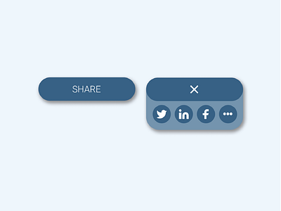 Daily UI Challenge 10/100: Social Share