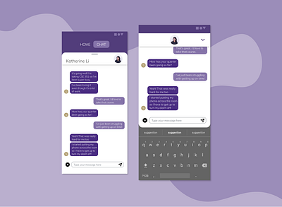 Daily UI Challenge 14: Direct Messaging app daily ui 014 dailyui design google challenge google design ui ux