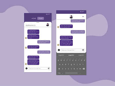 Daily UI Challenge 14: Direct Messaging app daily ui 014 dailyui design google challenge google design ui ux