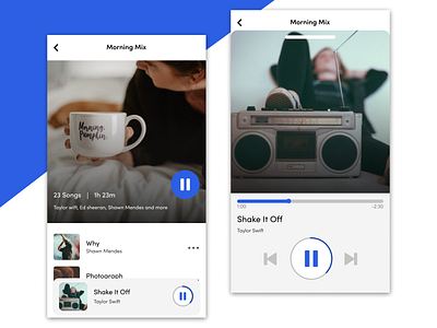 Daily UI #9 - Music Player