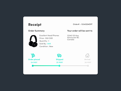 Daily UI #17 - Email Receipt e comerce email receipt ui ui challenge ui design ui design challenge uidesign