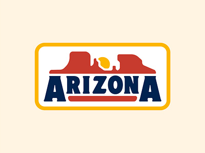 Arizona Patch arizona illustration logo patch typography vector