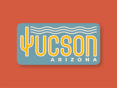 Lil' Tucson Logo arizona badge design designer graphic design illustration logo typography vector