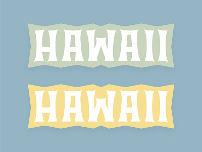 Hawaii Typography