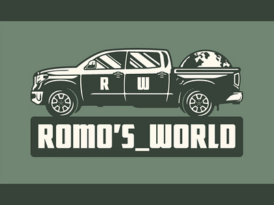 ROMO'S_WORLD Logo arizona badge bold branding design graphic design illustration logo typography vector