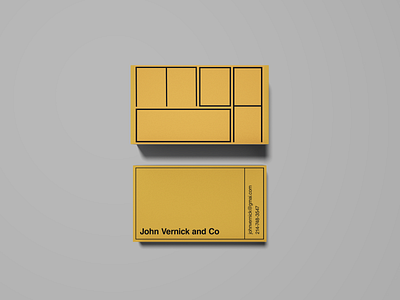 Overhead Business Card Mockup