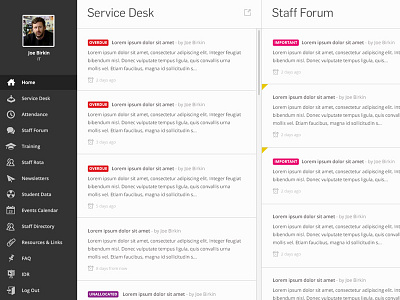 Admin Panel 2.0 admin interface intranet panel