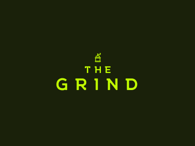 The Grind branding cafe coffeeshop identity logo thegrind thirty day logos thirty logos challenge