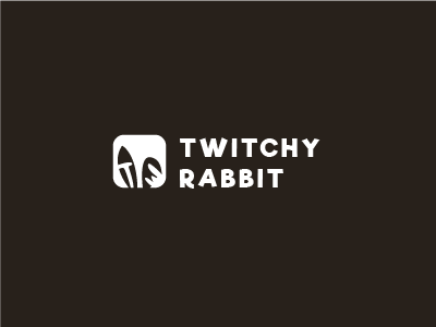 Twitchy Rabbit branding identity logo thirty logos thirty logos challenge twitchy rabbit twitchyrabbit