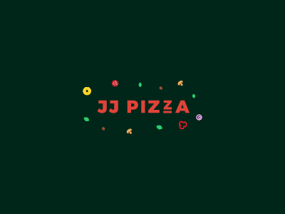 JJ Pizza branding food logo identity jjpizza pizza thirty logo challenge thirty logos thirty logos challenge