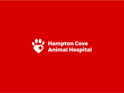 Hampton Cove Animal Hospital animal hospital branding hampton cove hospital logo identity illustration logo logos paw thirty day logos thirty logos thirty logos challenge