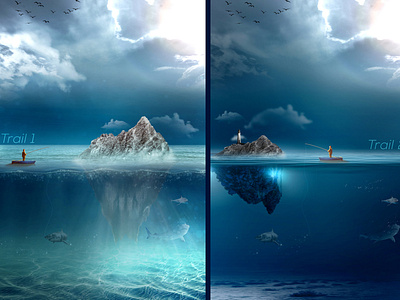 Photo Manipulation2_Trail2 compositing deepocean deepocean fisher imageediting photoediting photoshop psd trail2