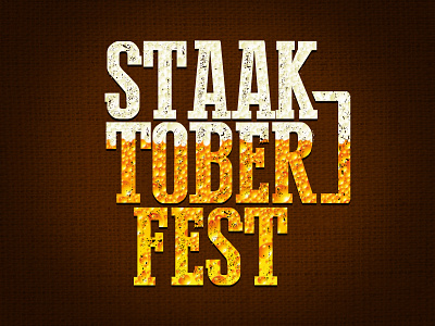 Staaktoberfest logo concept beer design logo oktoberfest staaktoberfest
