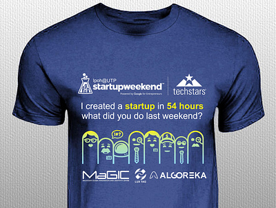 TShirt - Startup Weekend UTP adobe illustrator branding illustration illustrator tshirt tshirtdesign vector