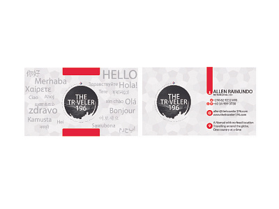 Business Card - The Traveller 196