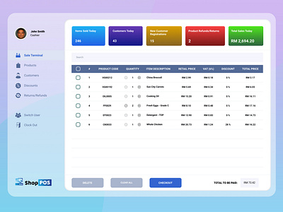 Shop POS - UI