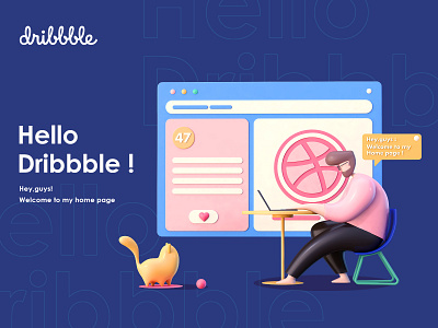 Hello,dribbble!