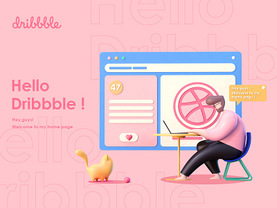 Hello,dribbble!