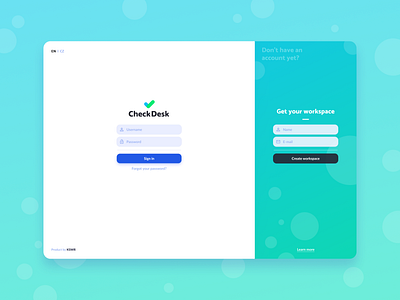 HelpDesk solution called CheckDesk Design