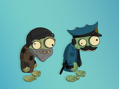 Zombie game characters characters game art illustration vector zombie