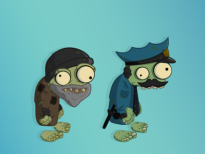 Zombie game characters