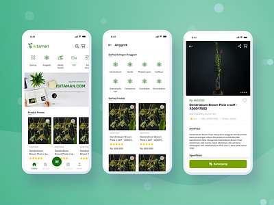 Isitaman - Orchid Flower ecommerce Mobile App