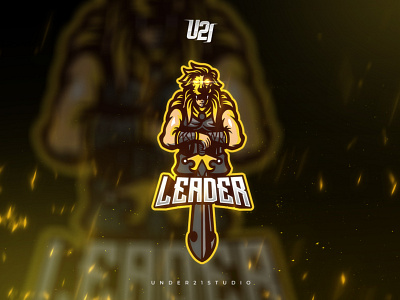 "LEADER" Gaming Logo For Streamer