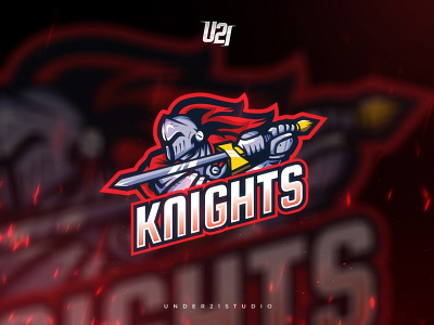 "KNIGHTS" Gaming Logo For Streamer