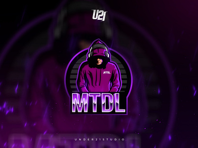 'MTDL' GAMING LOGO FOR STREAMER