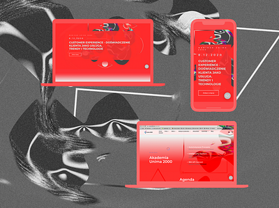 W8 brand design digiltal modern red ui webinar wordpress