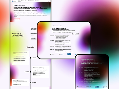 webinar 2021 blur colours gradient graphic design rainbow trends 2021 ui web webinar