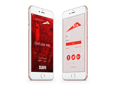 Dubai App dubai iphone rta ui