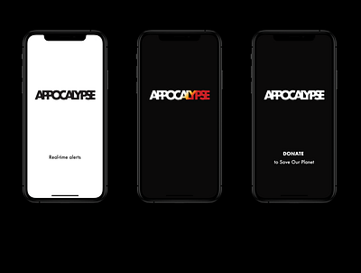Appocalypse app branding dailyui dark dark mode design ios logo magdalenamigas mobile ui ux