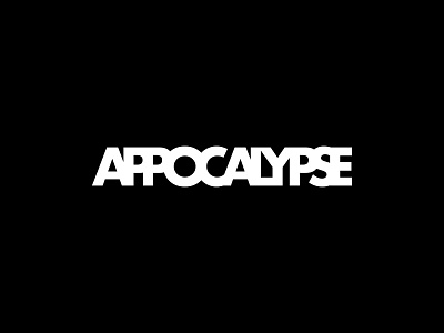 Appocalypse apocalypse app appocalypse blacktusday design donate donate app end help logo magdalenamigas mobile save the end