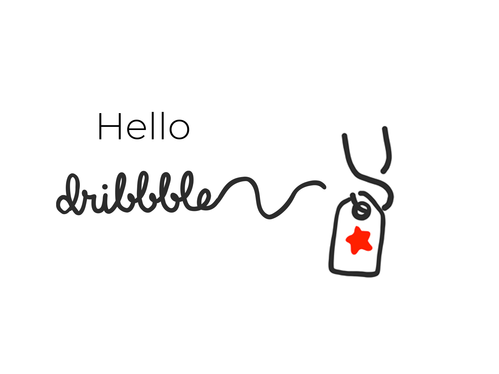Hello dribbble | Lift Your Brand agency animated apple pencil branding gif hello dribbble inaugural post lift yellowcatfive