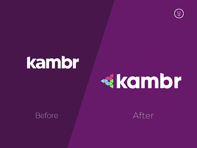 Kambr Re-branding agency branding kambr logo modular rebranding vector yellowcatfive