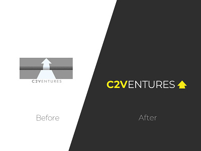 C2V Branding agency brand lift branding c2ventures logo refresh yellowcatfive